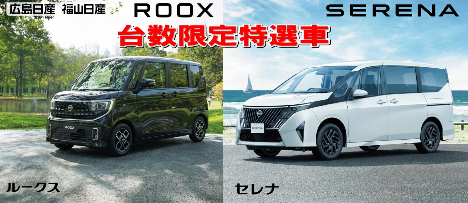 ルークス・セレナ台数限定特選車