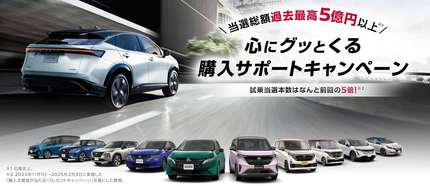購入サポートキャンペーン